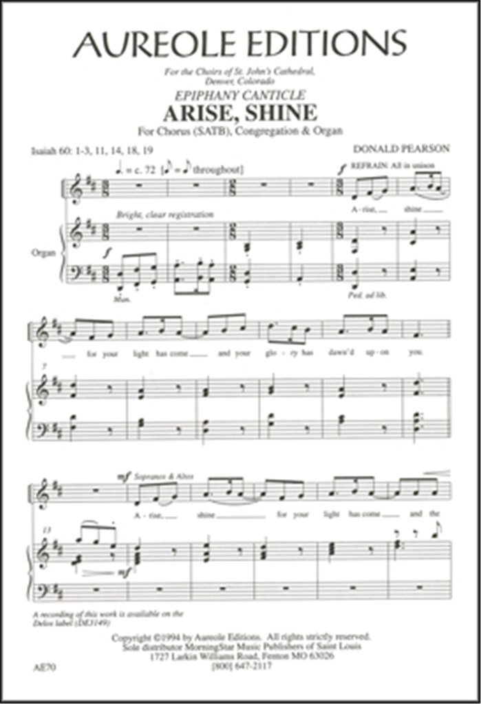 Arise, Shine